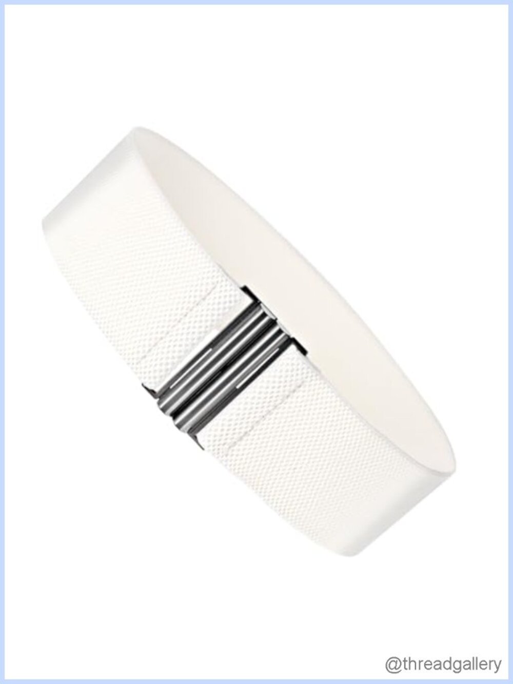 Wide Elastic Stretchy Waist Belt Adjustable for Dresses Lock Buckle